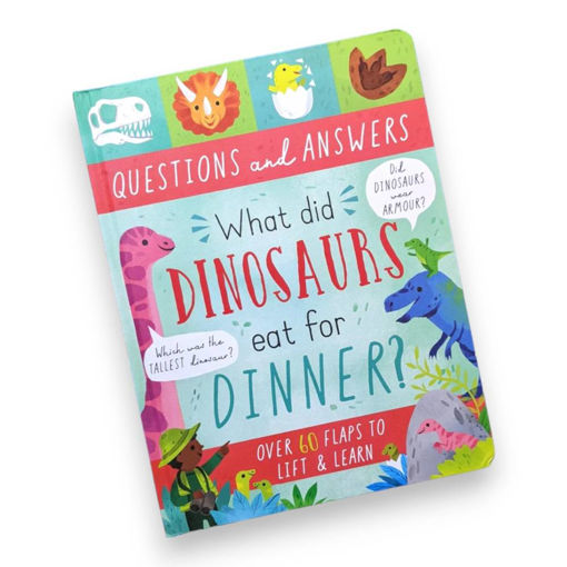 Picture of LARGE Q AND A FLAP BOOK - DINOSAURS